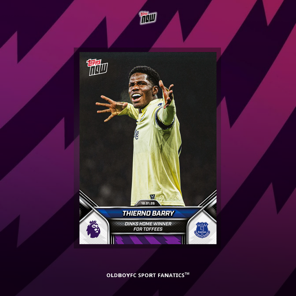 Topps Now Thierno Barry 25/26 英超 球星卡 正面圖