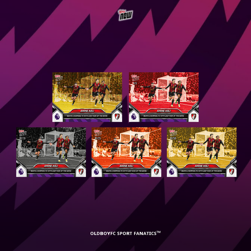 Topps Now Amine Adli 25/26 英超 球星卡 帶編卡展示圖