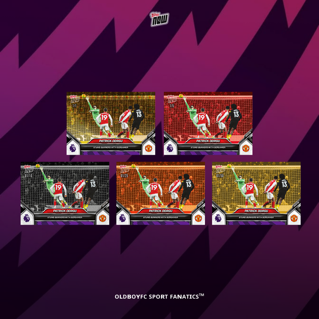 Topps Now Patrick Dorgu 25/26 英超 球星卡 帶編卡展示圖