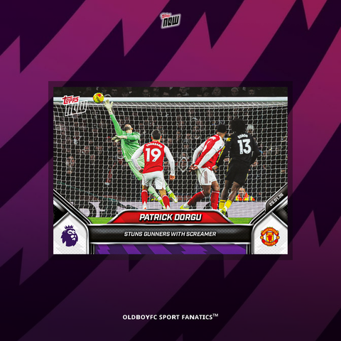 Topps Now Patrick Dorgu 25/26 英超 球星卡 正面圖