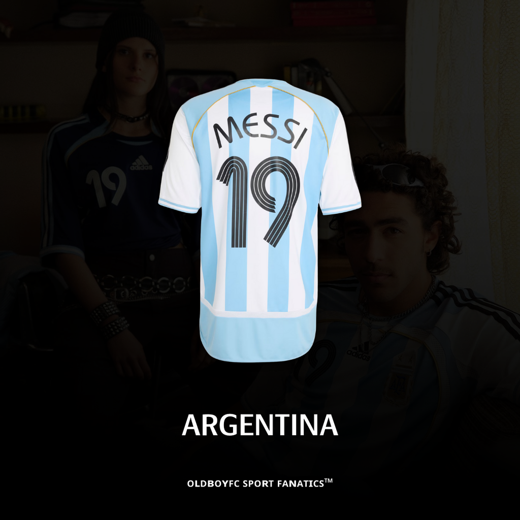 阿根廷 2006 世界盃主客場復刻球衣（梅西世界盃首秀）