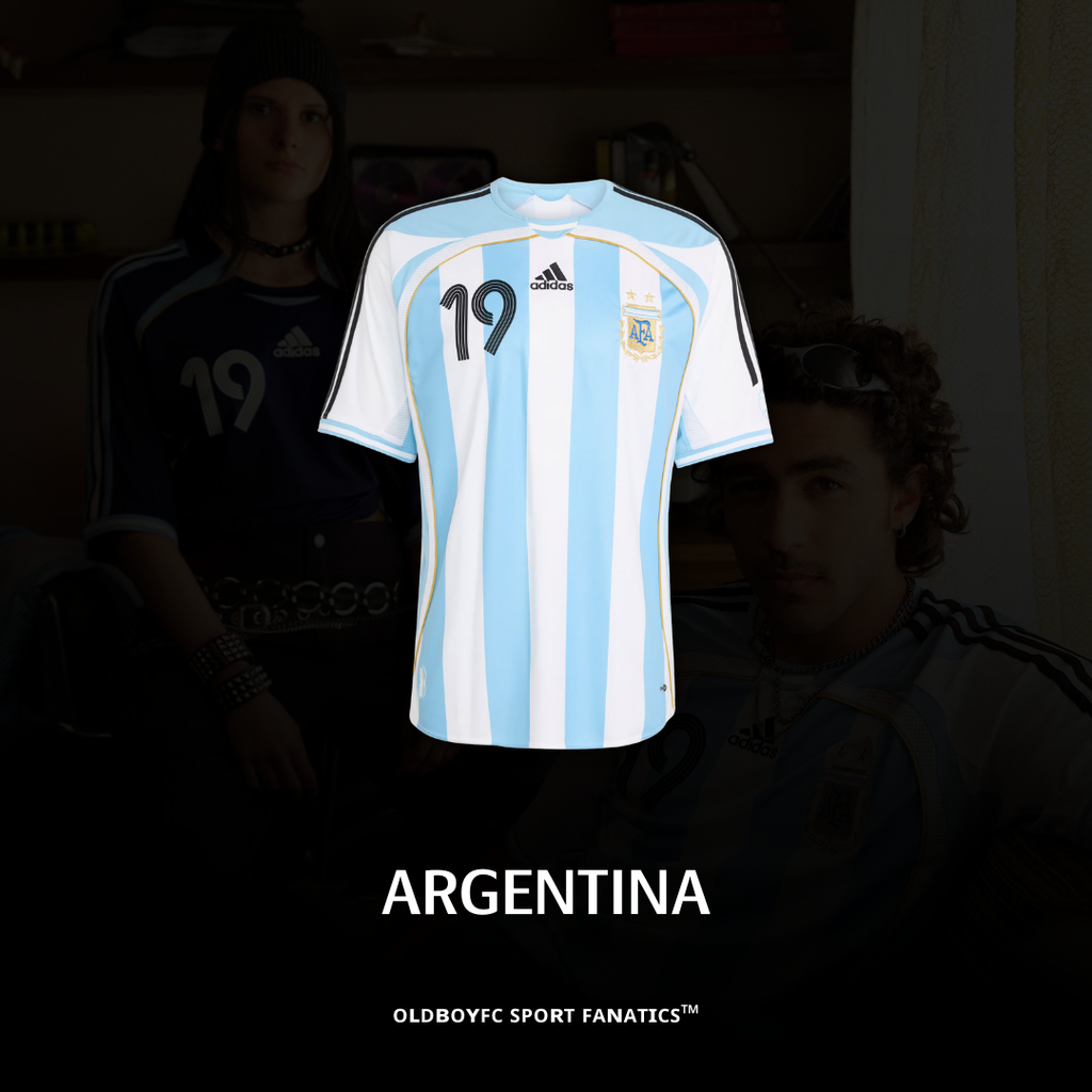 阿根廷 2006 世界盃主客場復刻球衣（梅西世界盃首秀）