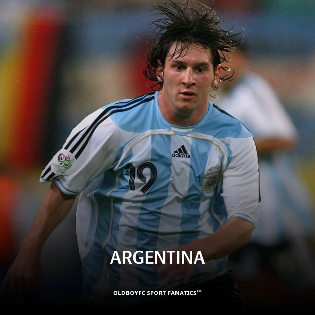 阿根廷 2006 世界盃主客場復刻球衣（梅西世界盃首秀）