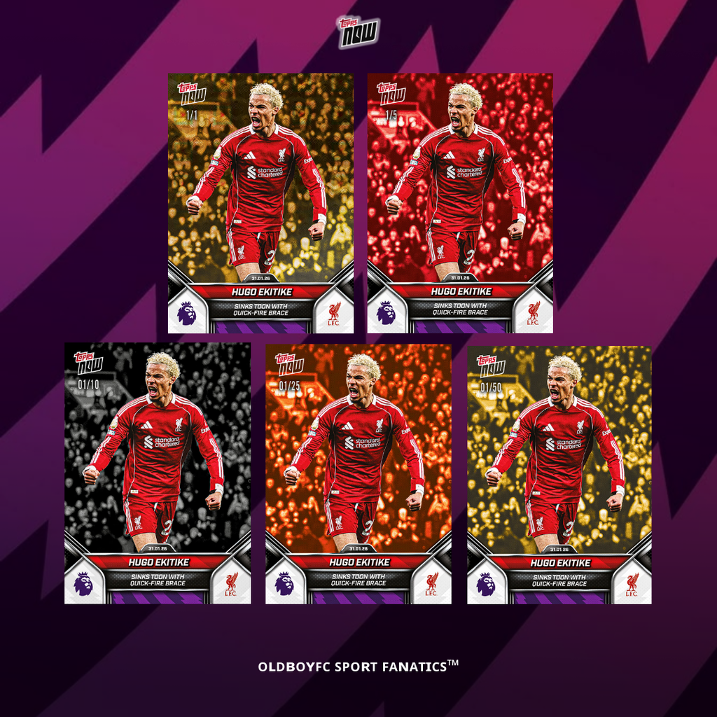 Topps Now Hugo Ekitike 2025/26 英超 球星卡 帶編卡展示圖