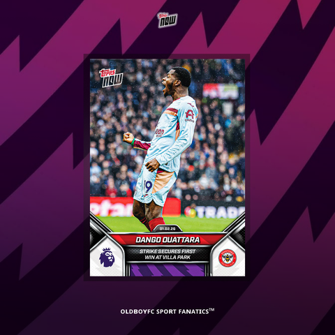 Topps Now Dango Ouattara 2025/26 英超 球星卡 正面圖