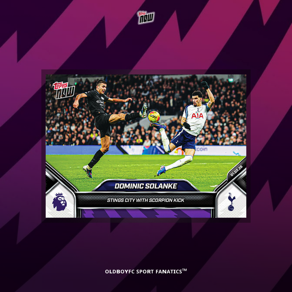Topps Now Dominic Solanke 2025/26 英超 球星卡 正面圖ㄧ
