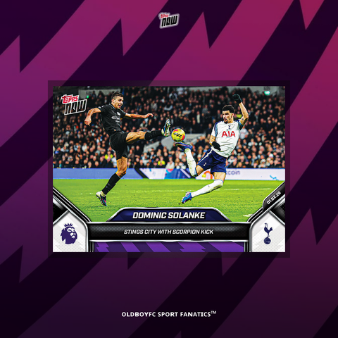 Topps Now Dominic Solanke 2025/26 英超 球星卡 正面圖ㄧ