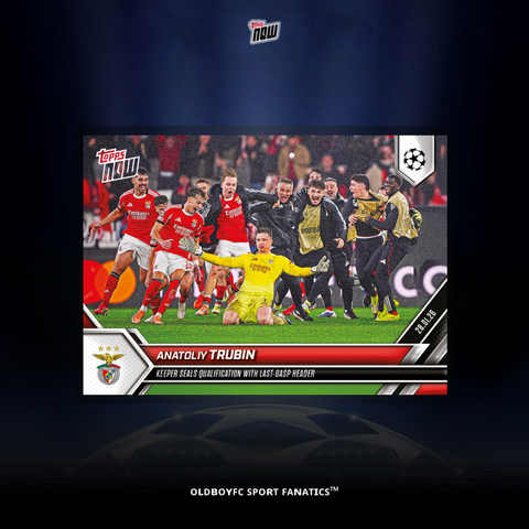 Topps Now Anatoliy Trubin 25/26 UCL 球星卡 正面圖ㄧ