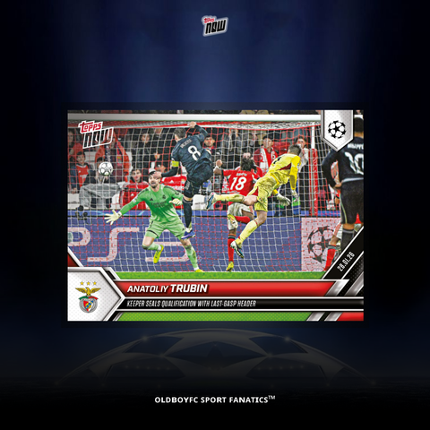 Topps Now Anatoliy Trubin 25/26 UCL 球星卡 正面圖二