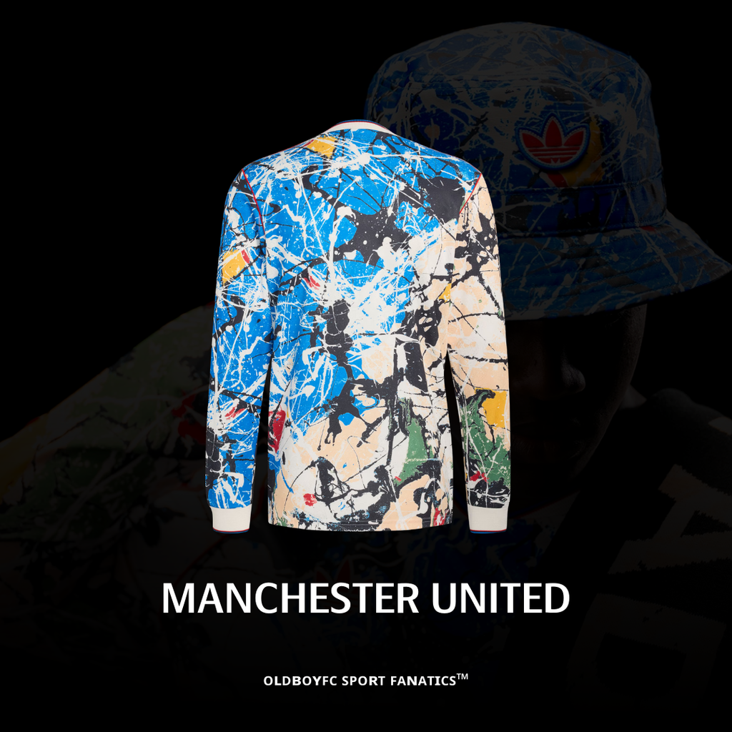 曼聯 X STONE ROSES 聯名長袖球衣 - KC4442