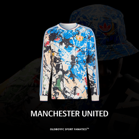 曼聯 X STONE ROSES 聯名長袖球衣 - KC4442