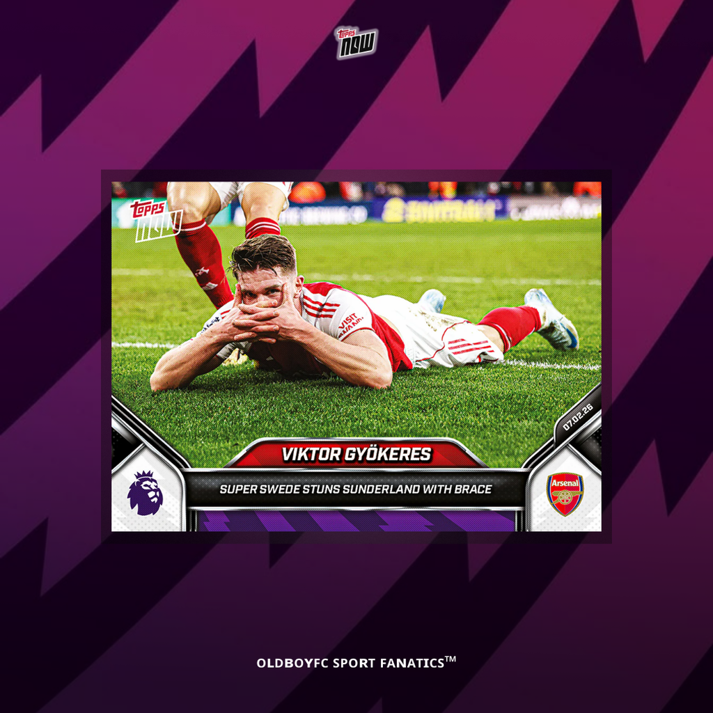 Topps Now Viktor Gyökeres 25/26 英超 #129 球星卡 正面圖