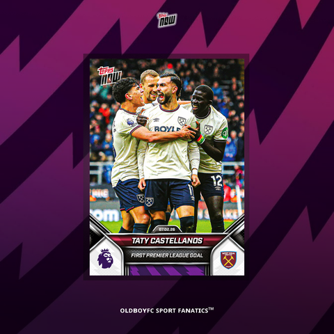 Topps Now Taty Castellanos 25/26 英超 #130 球星卡 正面圖