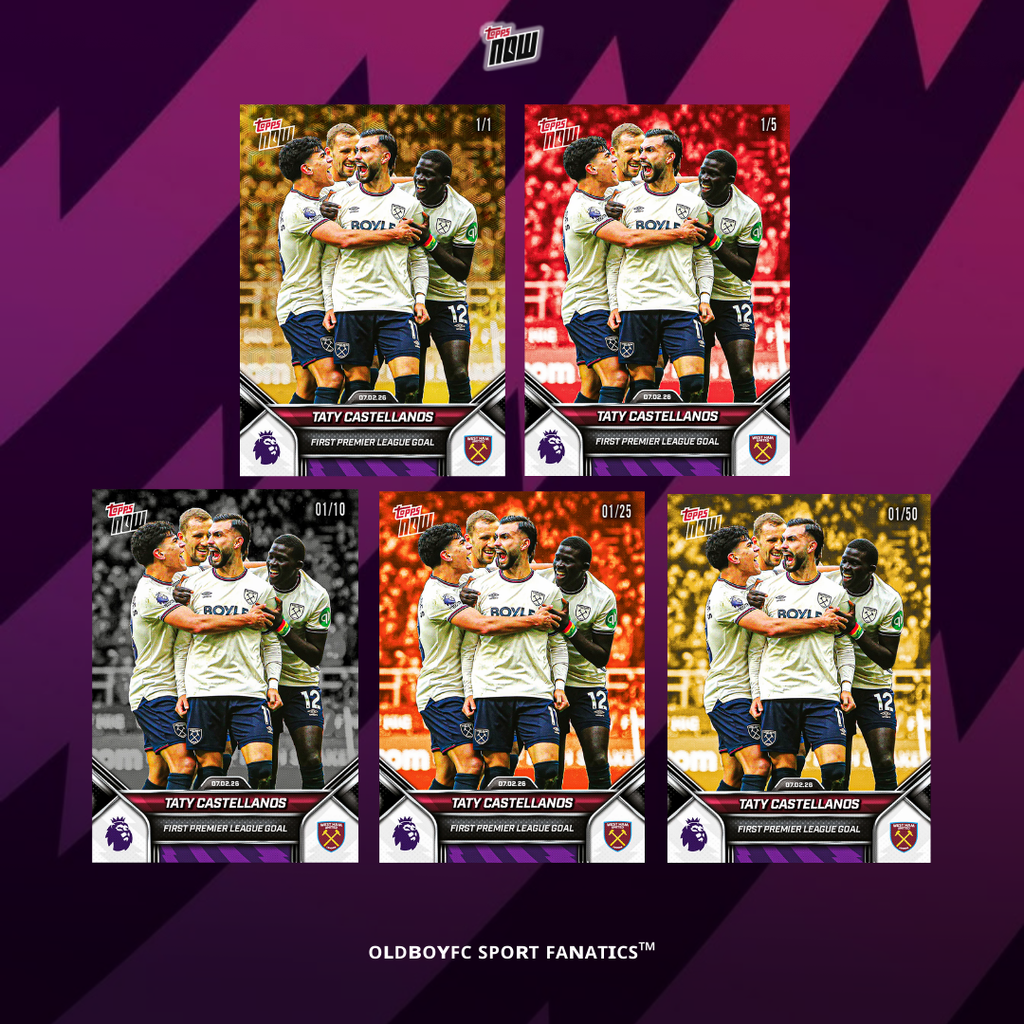 Topps Now Taty Castellanos 25/26 英超 #130 球星卡 帶編卡圖