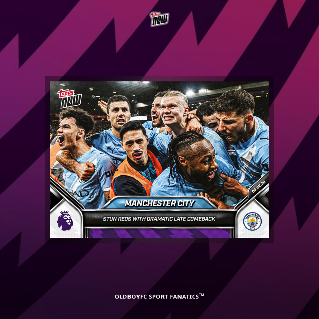 Topps Now Manchester City 25/26 英超 #134 球星卡 正面圖