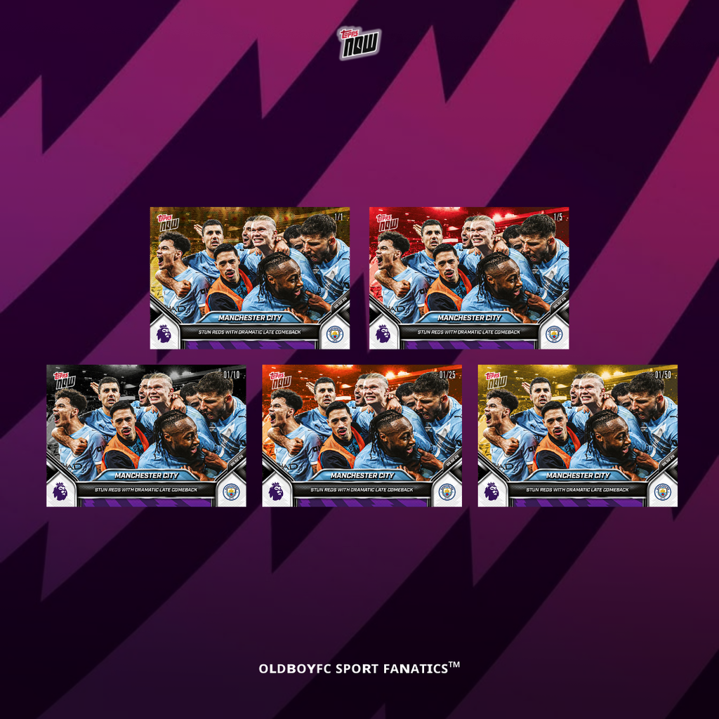 Topps Now Manchester City 25/26 英超 #134 球星卡 帶編卡圖