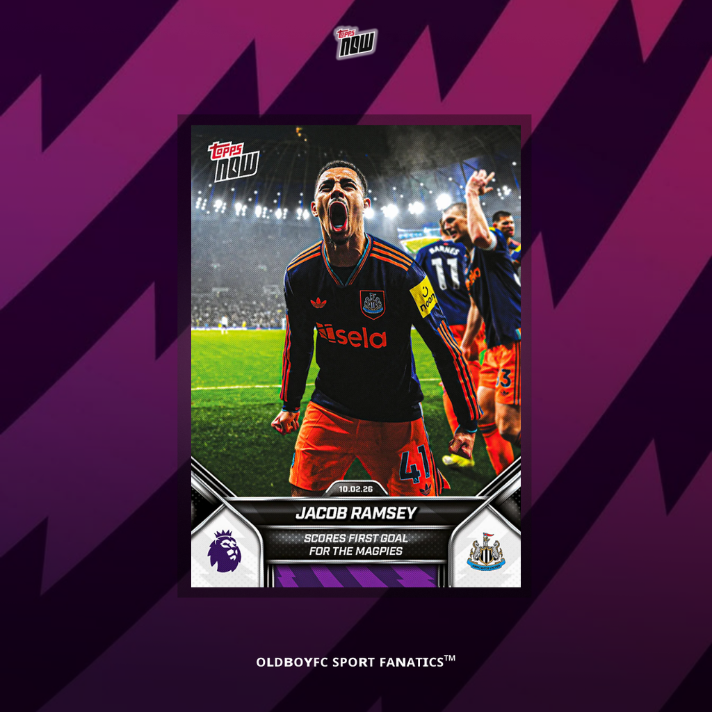 Topps Now Jacob Ramsey 25/26 英超 球星卡 正面圖