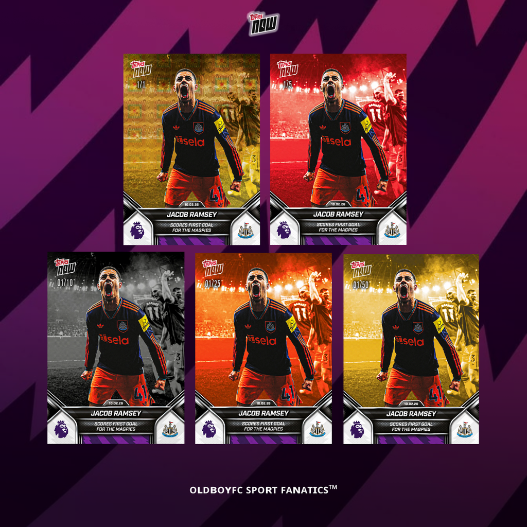 Topps Now Jacob Ramsey 25/26 英超 #135 帶編卡圖