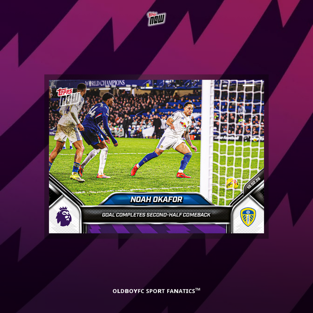 Topps Now Noah Okafor 25/26 英超 球星卡 正面圖