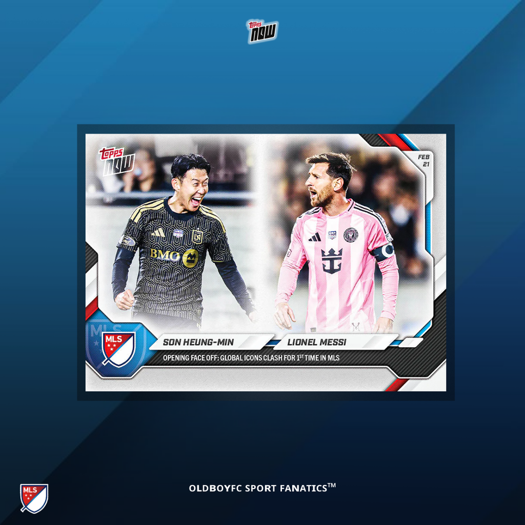 Topps Now Son Heung-min / Lionel Messi 2026 MLS 球星卡 正面圖