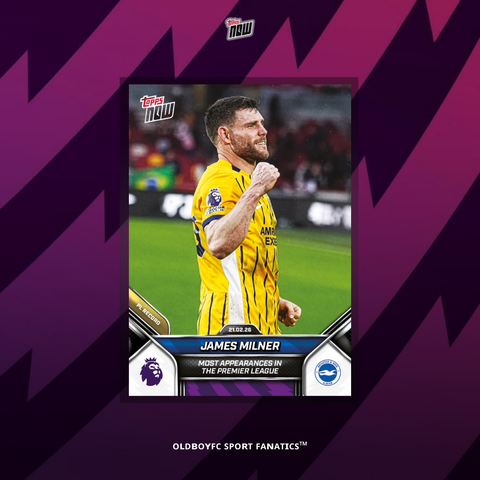 Topps Now James Milner 25/26 英超 #141 球星卡 正面圖