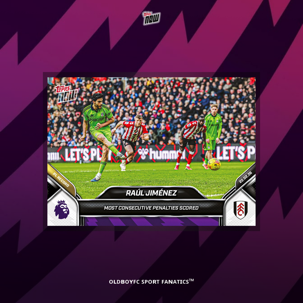 Topps Now Raúl Jiménez 25/26 英超 #142 球星卡 正面圖