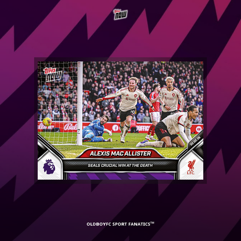 Topps Now Alexis Mac Allister 25/26 英超 #143 球星卡 正面圖