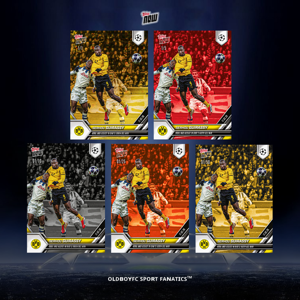 Topps Now Serhou Guirassy 25/26 UCL #90 編號平行卡