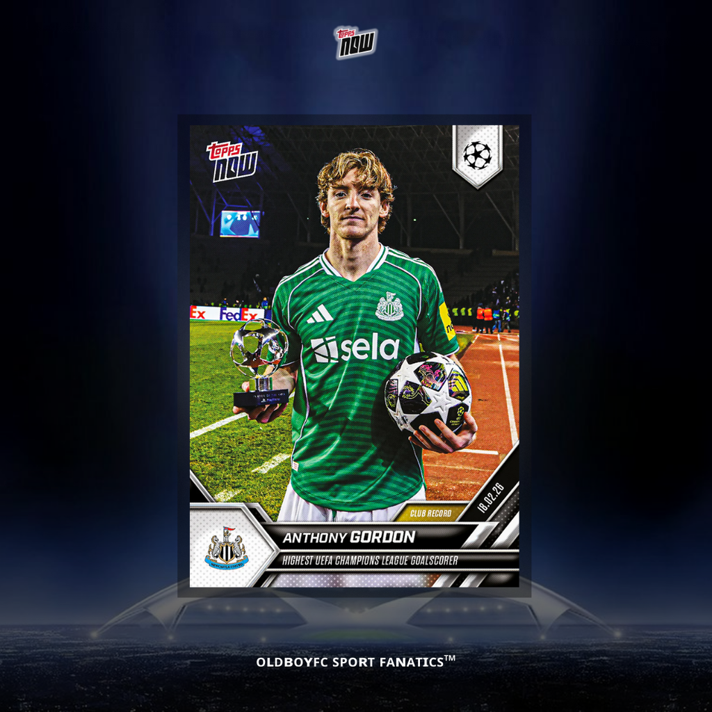 Topps Now Anthony Gordon 25/26 UCL #92 球星卡 正面圖