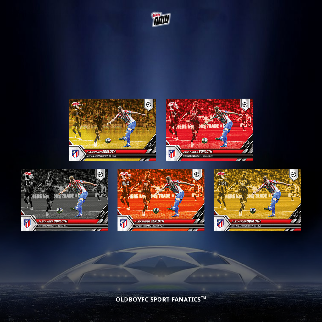 Topps Now Alexander Sørloth 25/26 UCL #94 編號平行卡圖