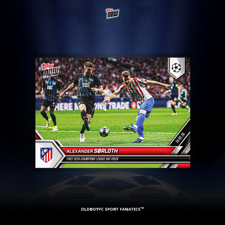 Topps Now Alexander Sørloth 25/26 UCL #94 球星卡 正面圖