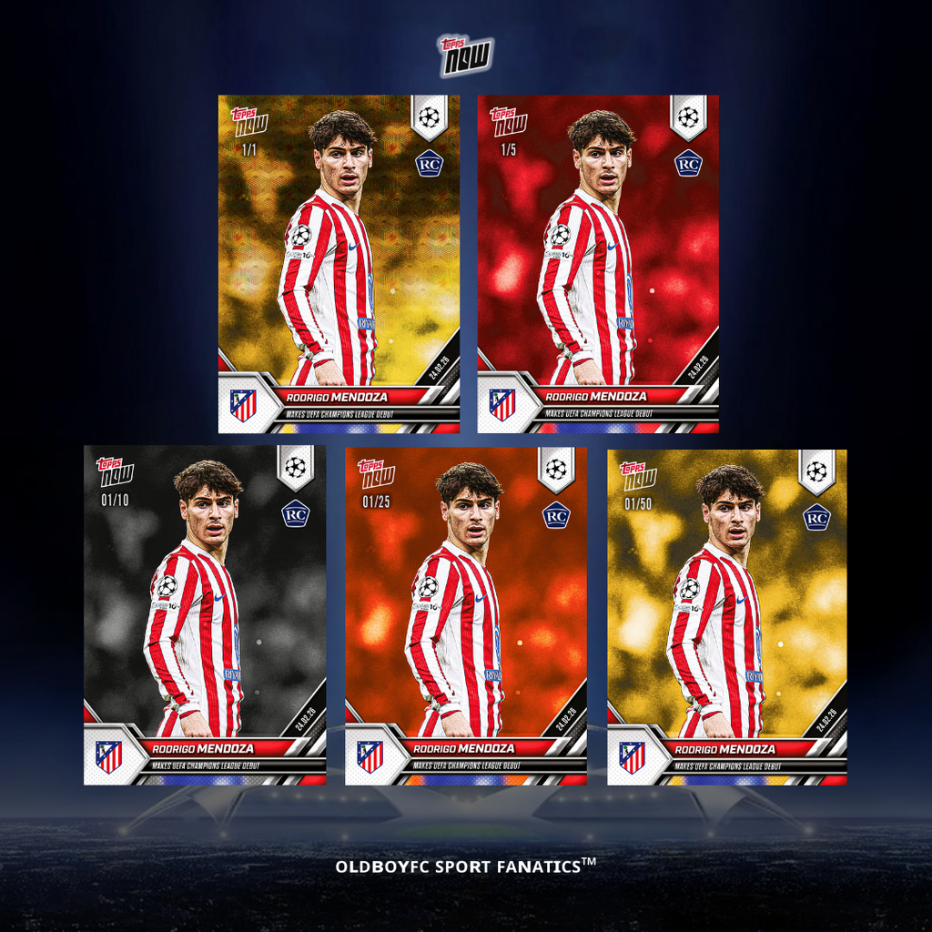 Topps Now Rodrigo Mendoza 25/26 UCL #95 編號平行卡圖