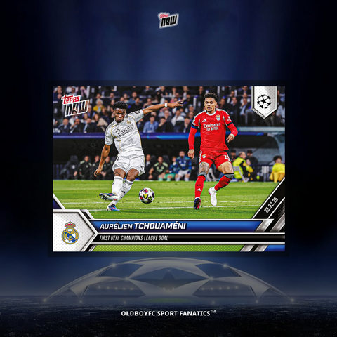 Topps Now Aurelien Tchouameni 25/26 UCL #98 球星卡 正面圖