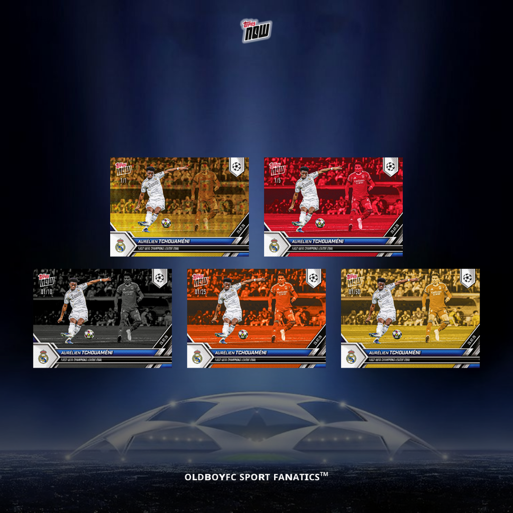 Topps Now Aurelien Tchouameni 25/26 UCL #98 編號平行卡圖