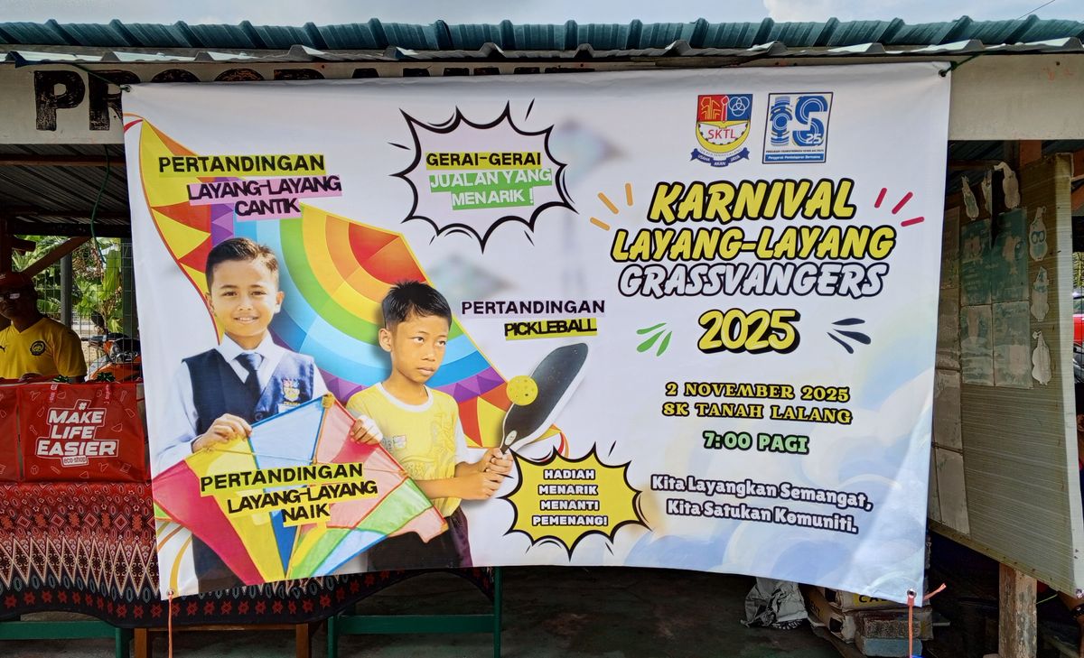 Karnival Layang-Layang Grassvangers 2025: Menghidupkan Semula Budaya Tradisional di SK Tanah Lalang