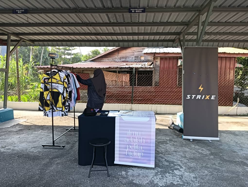 Strixe Booth@Bola Tampar - Servis Tshirt Printing Manjung
