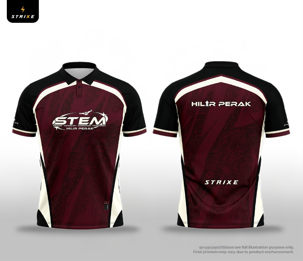MOCKUP COLLAR MAROON