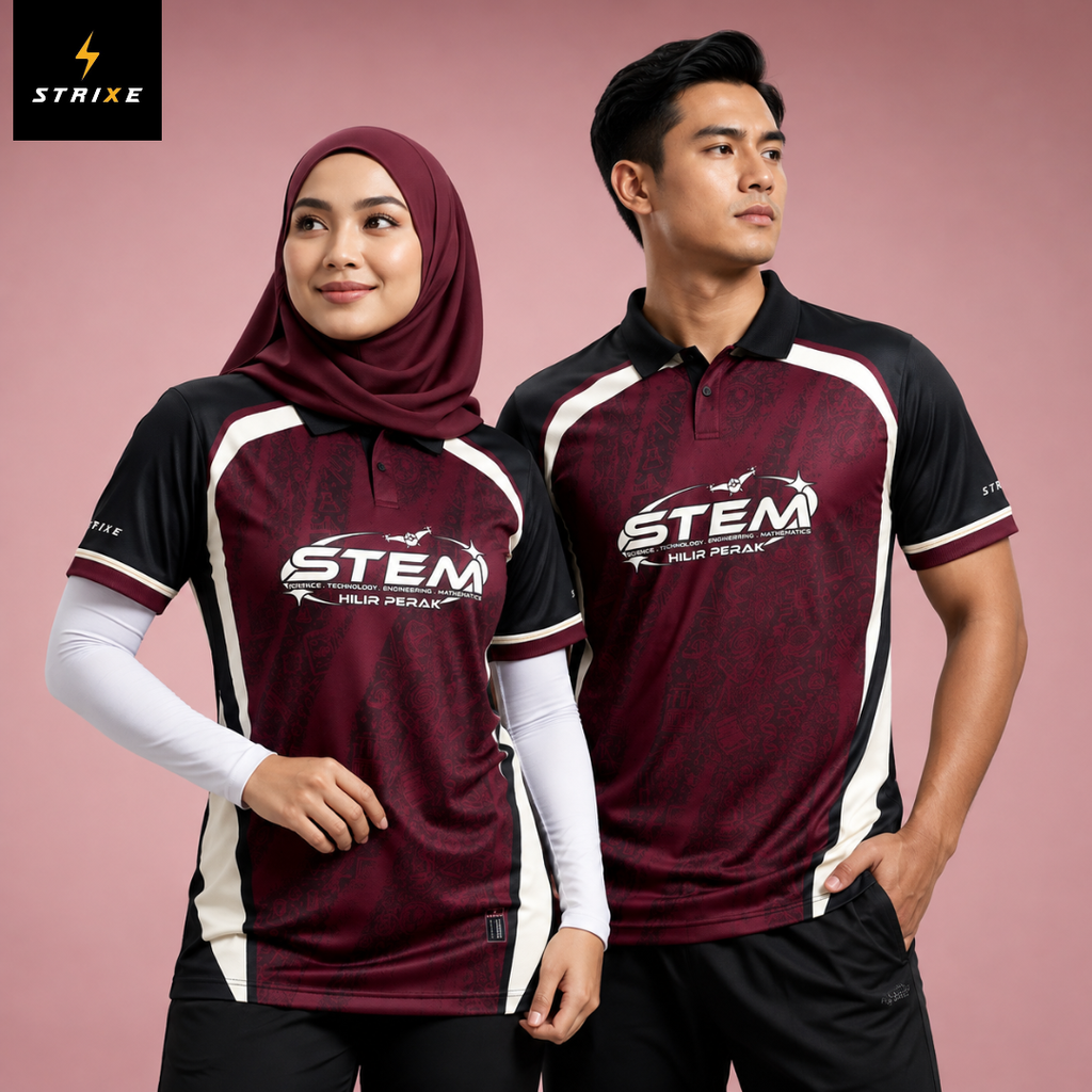 POSTER MODEL MAROON