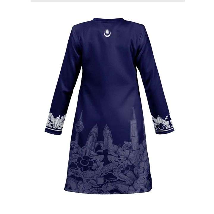sketch saga navy muslimah back
