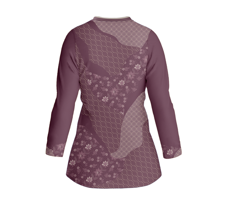 AZALEA BLOUSE BACK - RASPBERRY