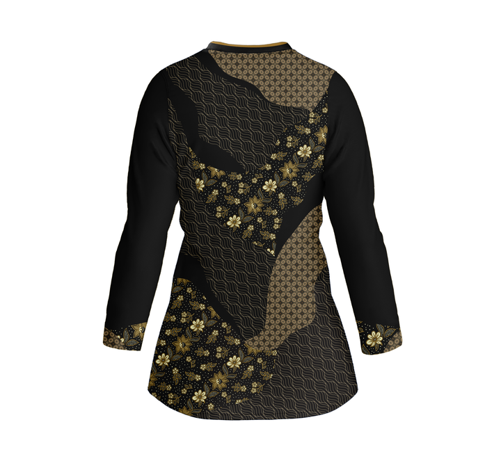 AZALEA BLOUSE BACK - BLACK
