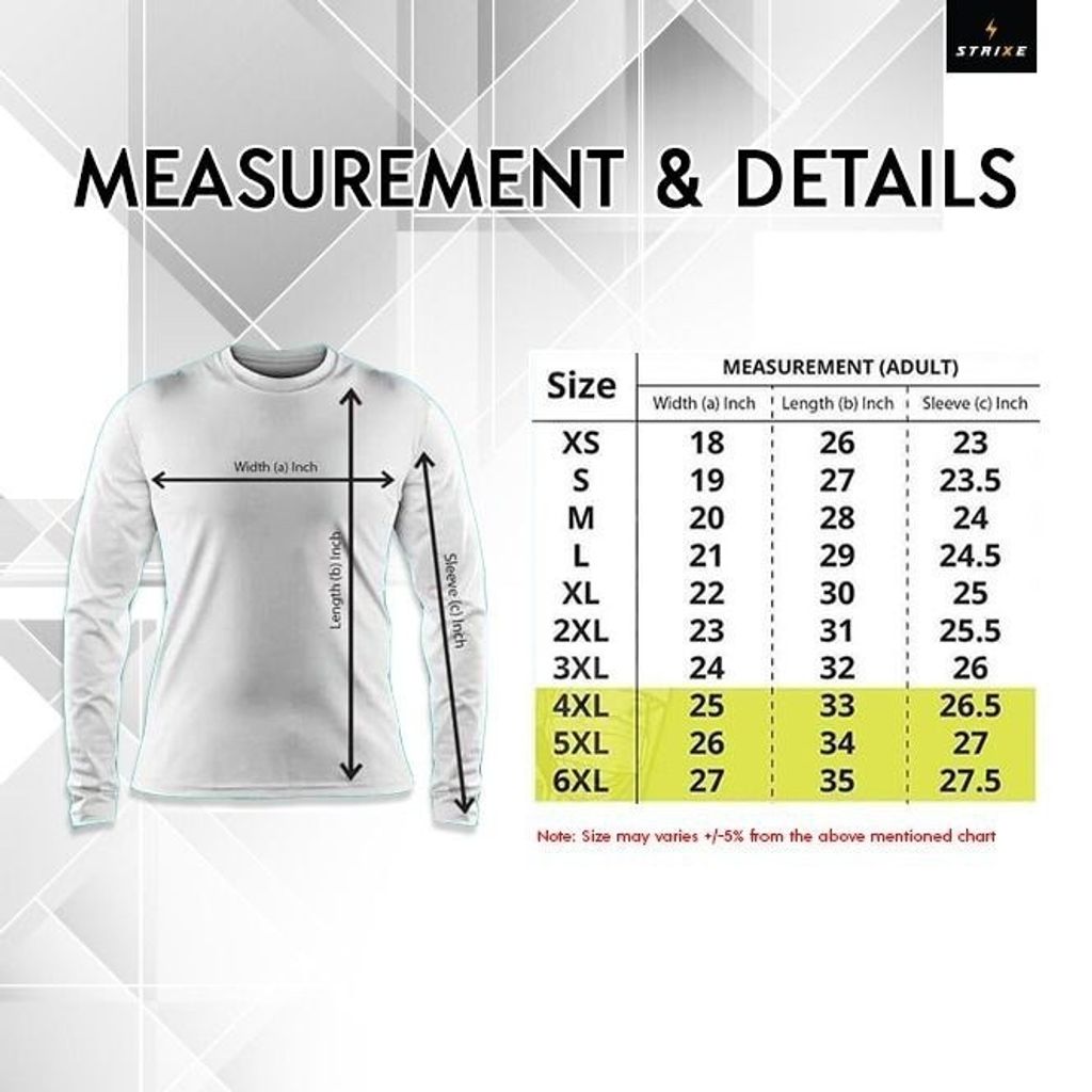 bestsport sizechart 3