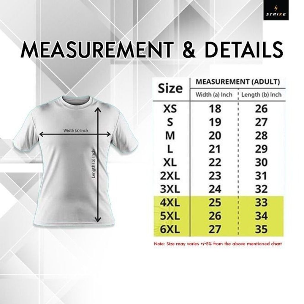 bestsport sizechart 1