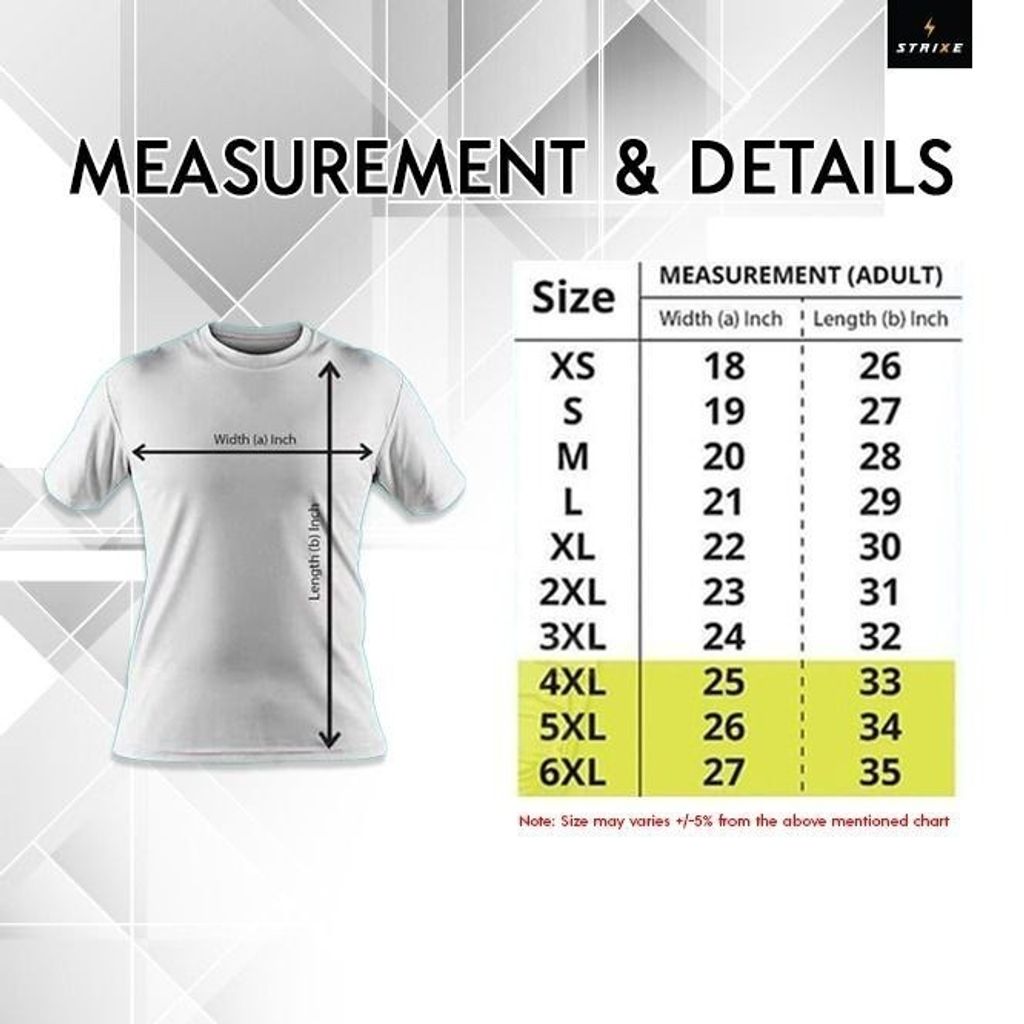 bestsport sizechart 1