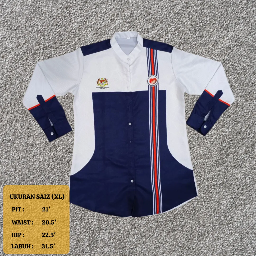 DUO STRIPE WHITE NAVY KKM