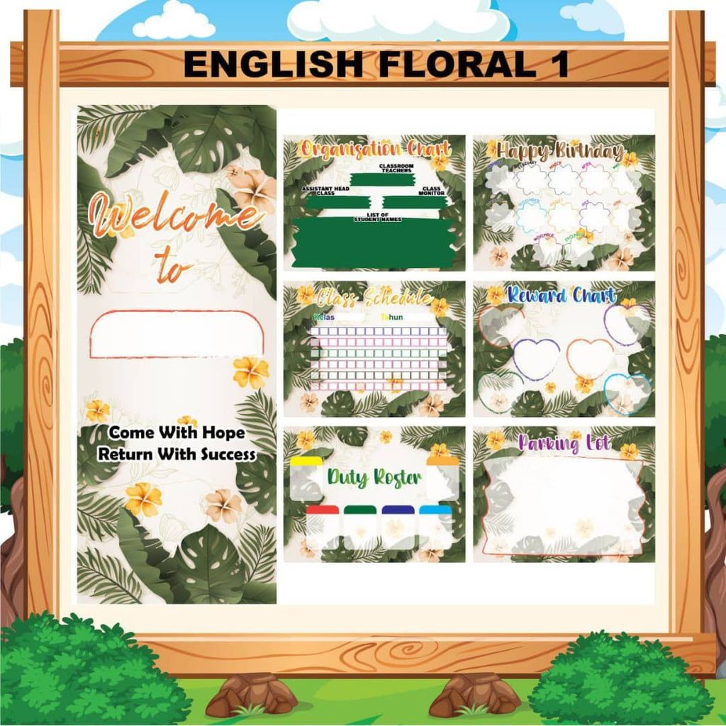7in1 English Floral