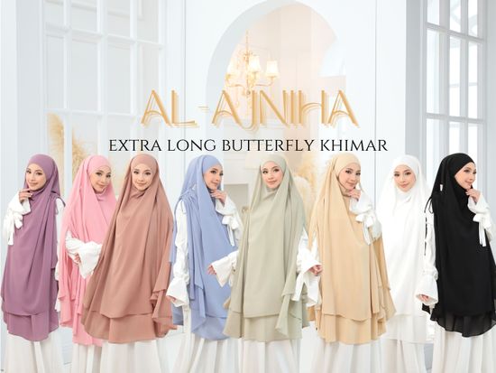 The Butterfly Khimars | Niqabbia & Al-Mateen Brand