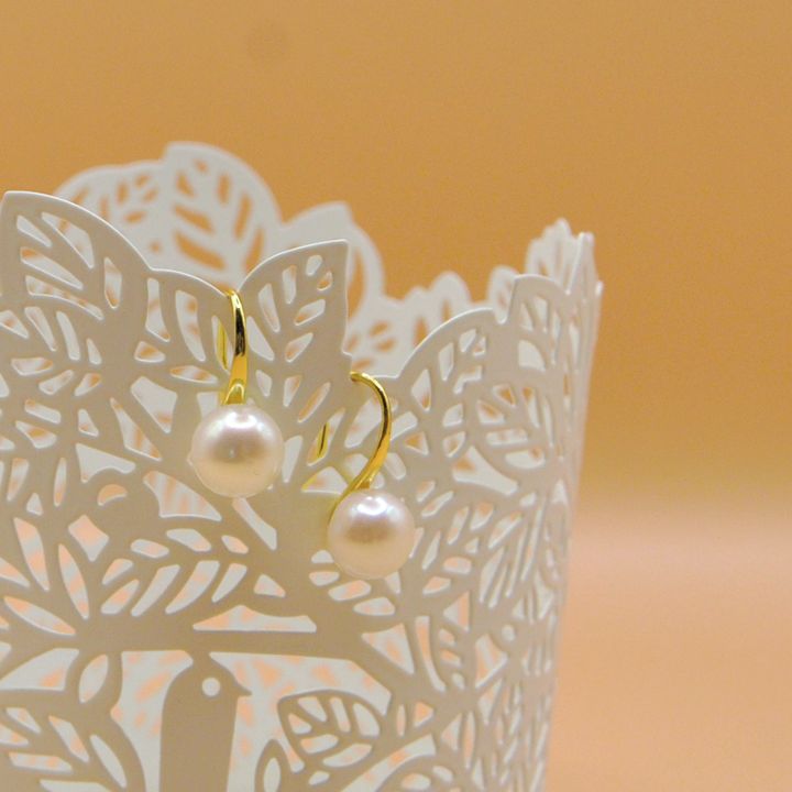 Simplicity Freshwater Pearl｜天然淡水珍珠高跟鞋耳鉤
