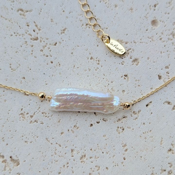 Sole｜極簡巴洛克琵琶珠項鍊