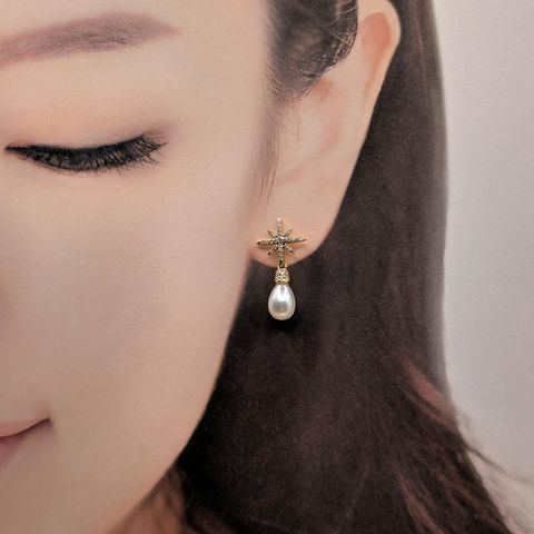 STARLIGHT｜星芒光感珍珠耳環